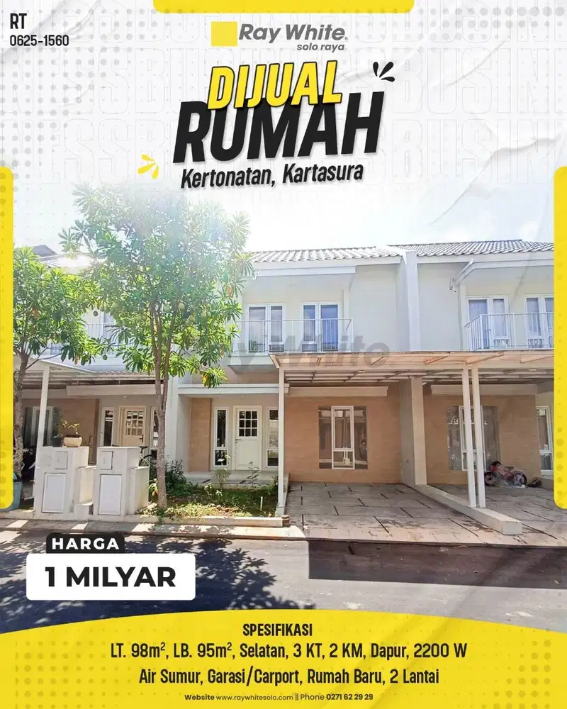 Dijual Rumah Baru 2 Lantai Bagus Siap Huni Cluster Elite Di Kartasura