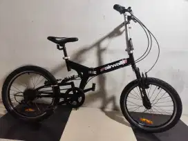 Sepeda lipat ukuran 20 siap pakai
