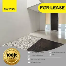 Disewakan rumah minimalis terawat di Citraland