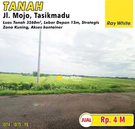 Dijual tanah Luas Zona Kuning di Jl. Mojo Tasikmadu, Karanganyar