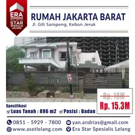 Rumah 2 Lantai Jl. Gili Sampeng, Kebon Jeruk, Jakarta Barat