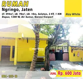 Rumah Murah Tanah Luas Siap Huni Lokasi Ngringo Jaten