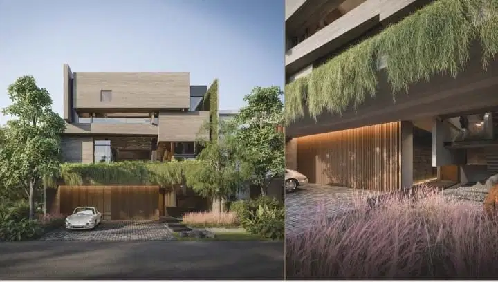 Rumah Sejuk Modern Kayu Alam, Vila ONYX Alam Sutera Kolam RenangProses