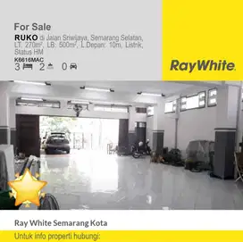 jual ruko  bagus, sangat strategis di Jl Sriwijaya