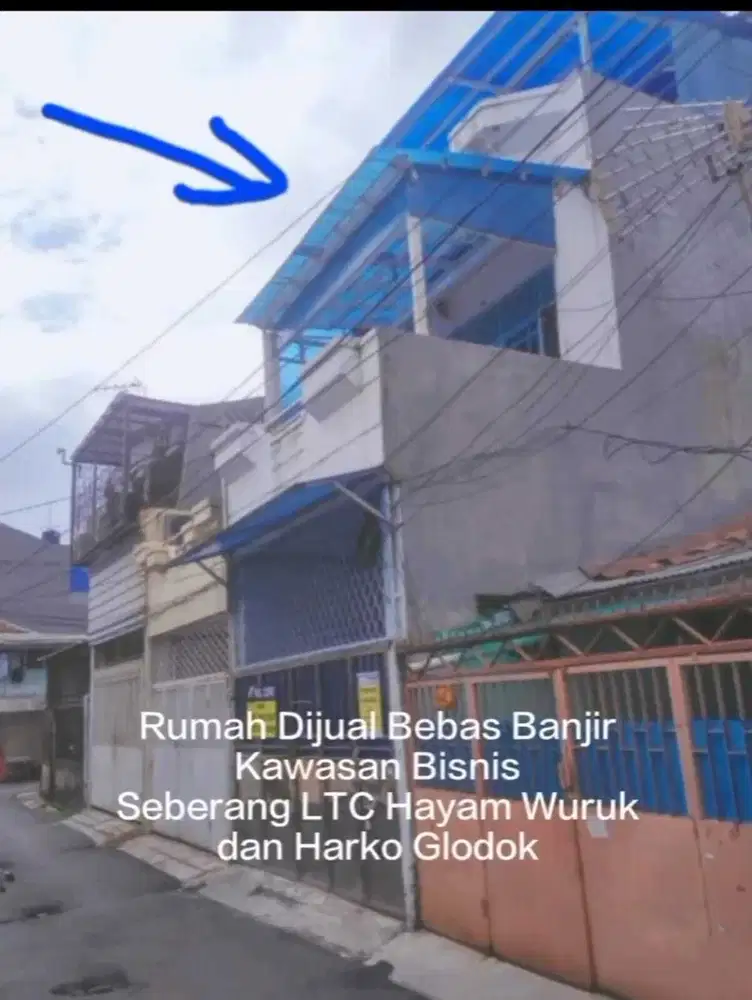 Dijual Rumah 3 Lantai Sebrang LTC Glodok Taman sari