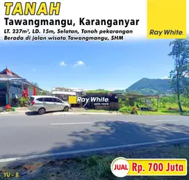 Tanah di kawasan wisata tawangmangu pinggir jalan raya
