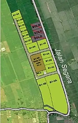 Tanah Zona Pariwisata jalan kaki ke pantai Kedungu Tabanan Bali