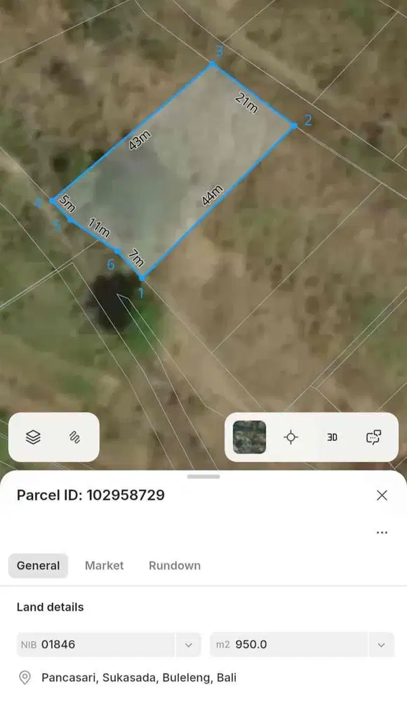 Tanah Strategis Pancasari Sukasada Bedugul Tabanan Bali