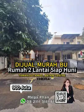 Dijual Murah ( Bu ) rumah 2 lantai di Dutamas