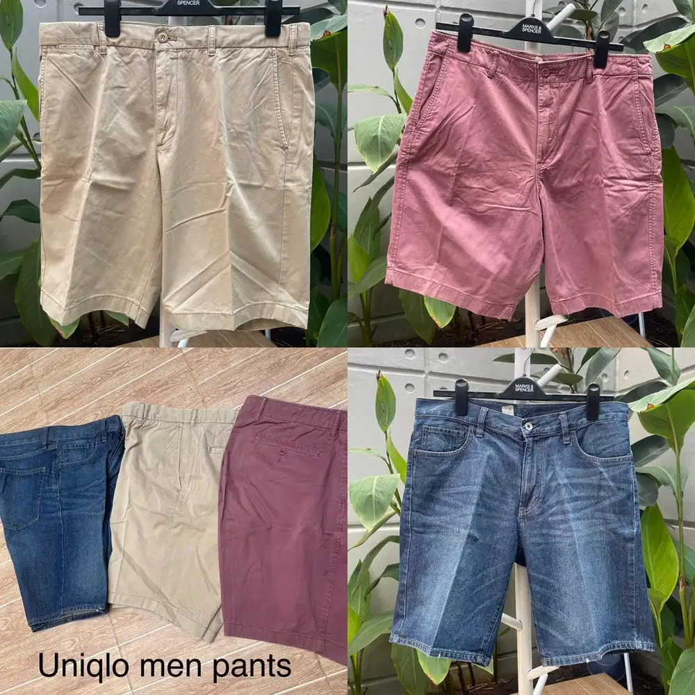 CELANA Pria Uniqlo Beli 1 dapat 3 Bekas Good Condition