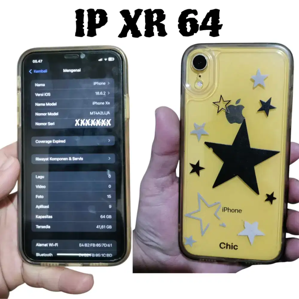 Iphone XR 64GB NO MINUS