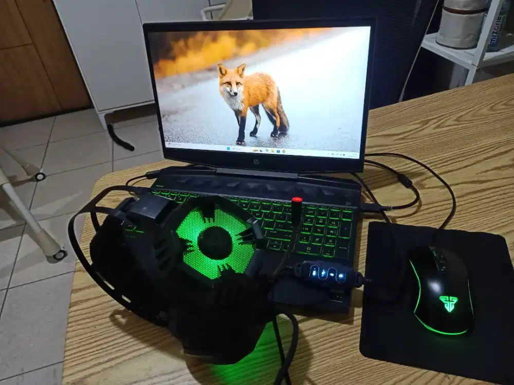 Laptop HP Pavilion Gaming 15 Bekas Core i7 + NVDIA GTX 1650 + 16GB RAM