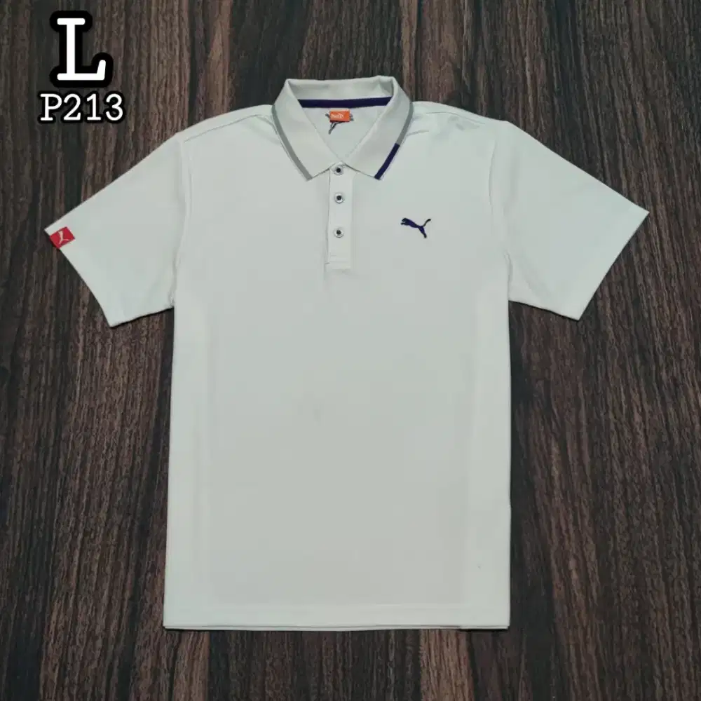 Puma White Polo Shirt