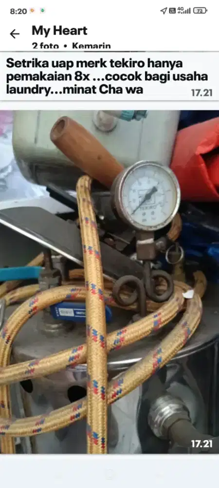 setrika uap buat usaha loundry