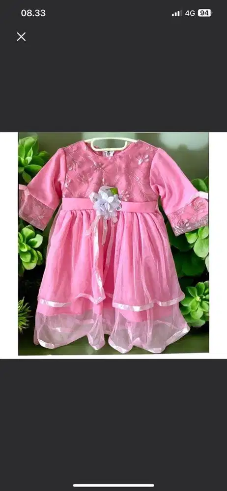 gamis pesta anak