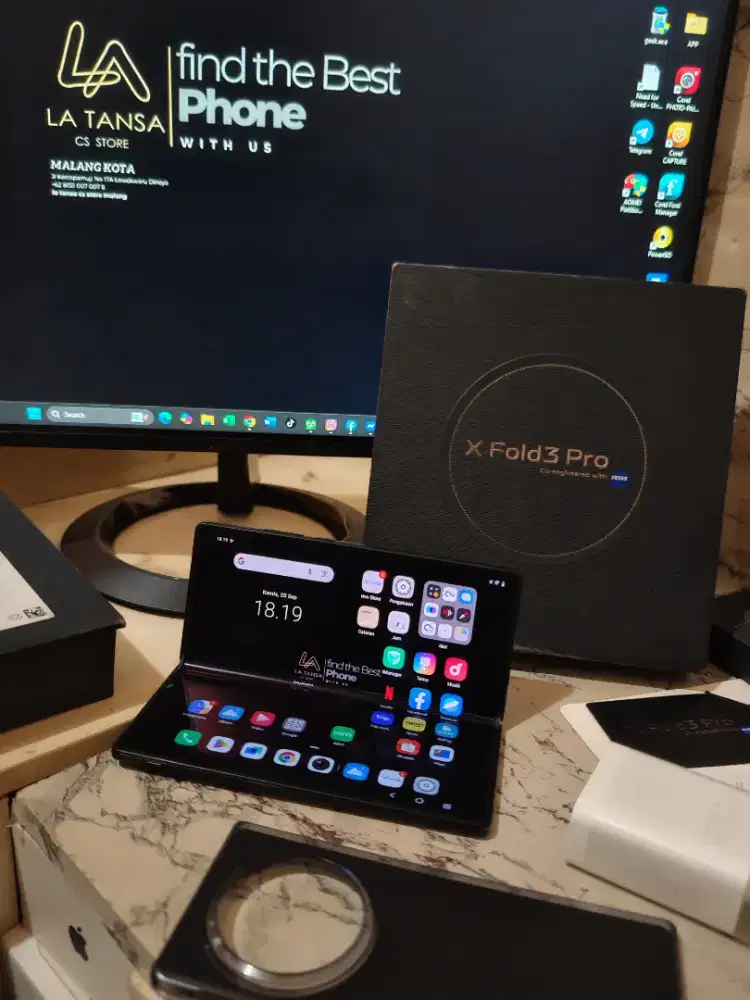 Vivo X Fold 3 Pro 16/512gb Like New No Minus Resmi Vivo XFold 3 Pro