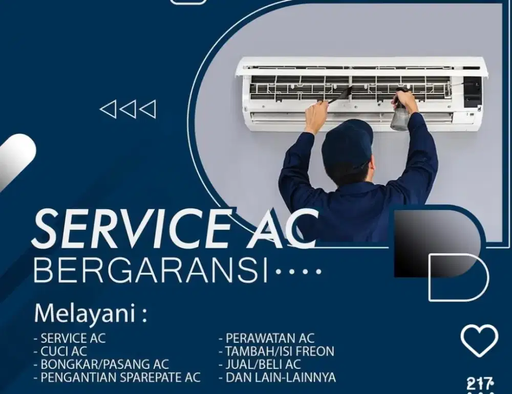 Cuci dan servis ac