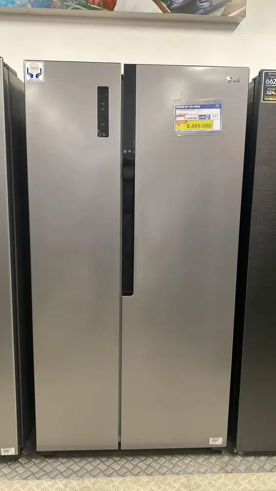 LG SBS 2pintu silver