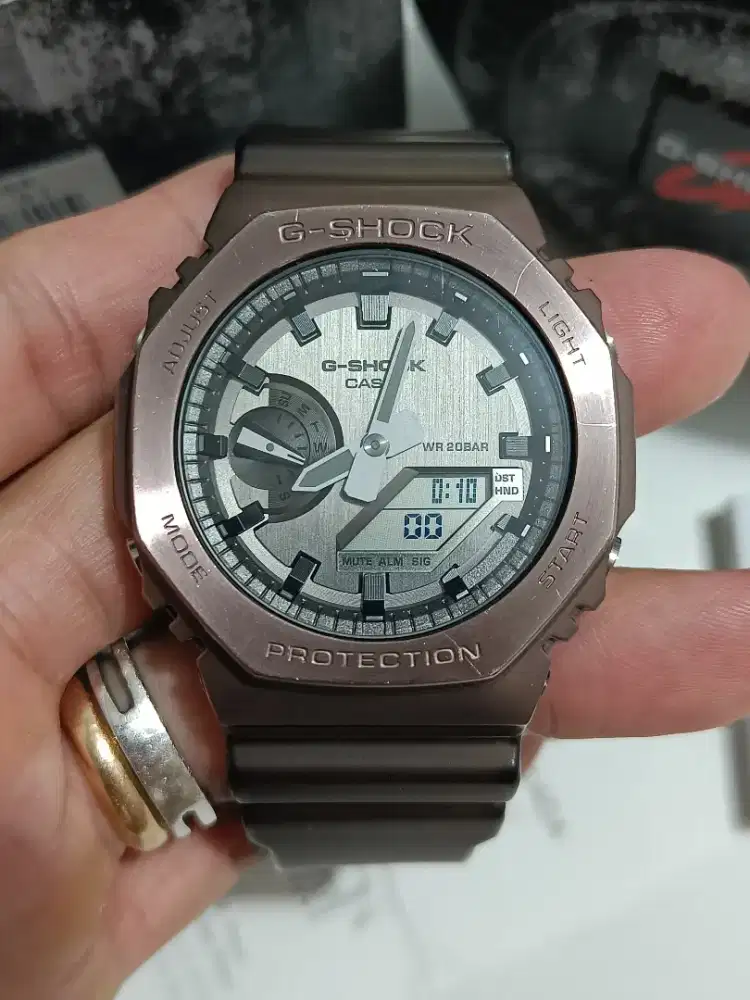 Casio G-Shock GM 2100mf 5adr original bekas fullset Bagus normal