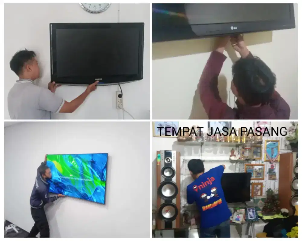 Pemasangan bracket dan Braket plus pasang terima rapih breket nya