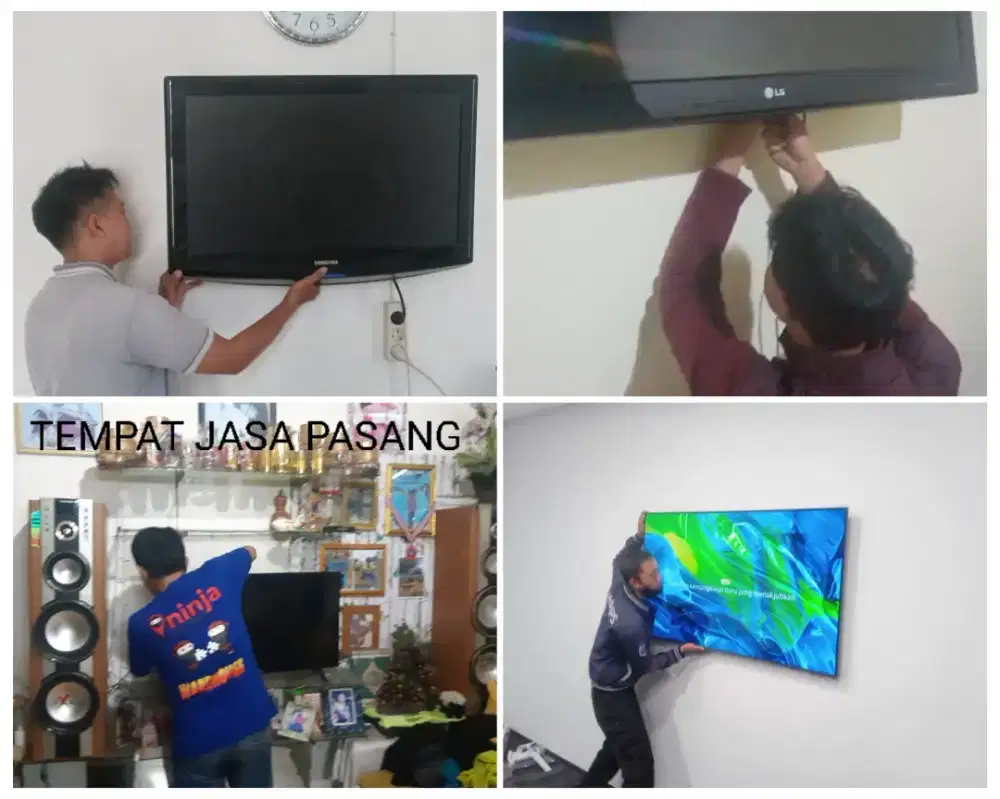 Pemasangan bracket dan Braket plus pasang terima rapih breket briket
