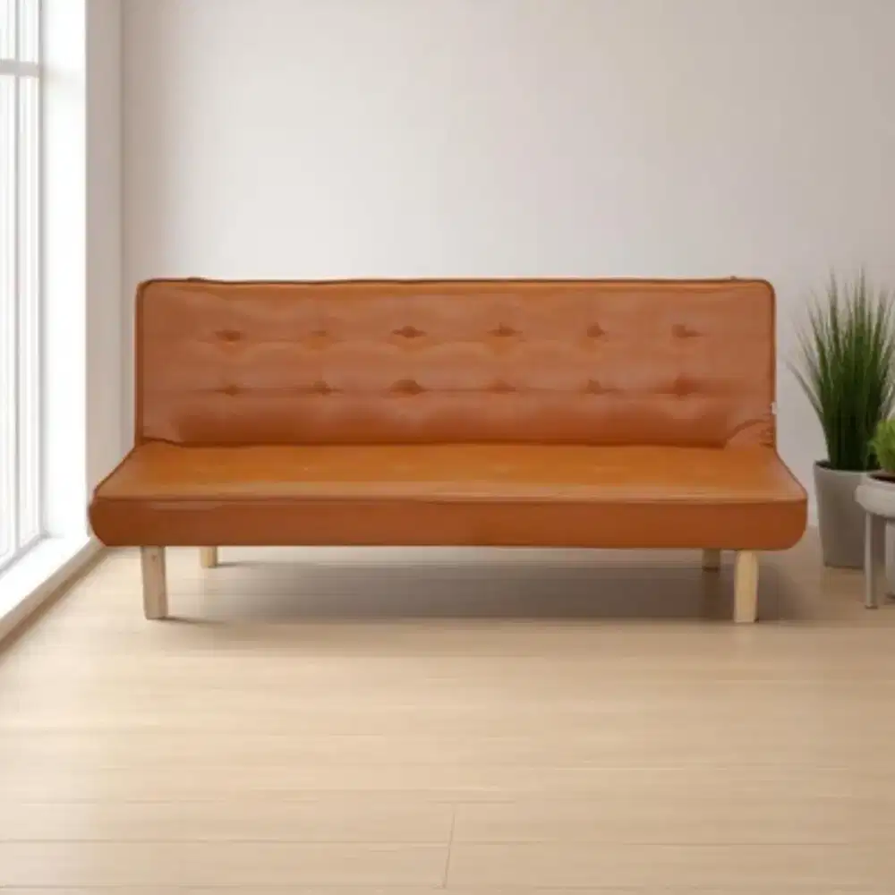 Obral sofa bed kulit murah