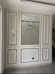 Plafon - Partisi Gypsum / PVC + Kusen Aluminium + LIS MOULDING-WPC-PVC