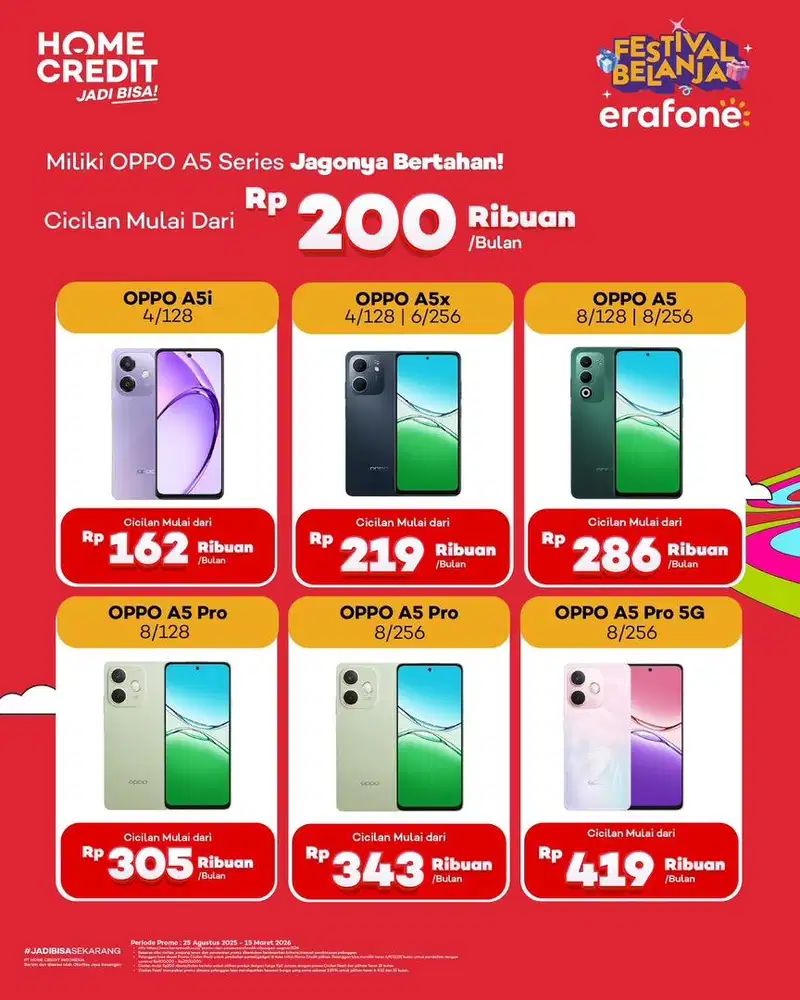OPPO A5 SERIES HOME CREDIT