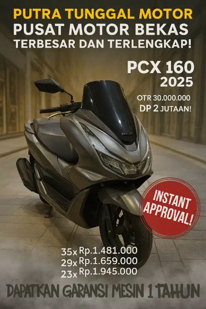 Pcx 160 abs 2025 = solusi terbaik untuk jalan² dengan keselamatan 99%