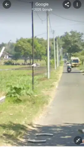 Tanah Ls 2000 m2 Tepi Jln DPU Tasikmadu