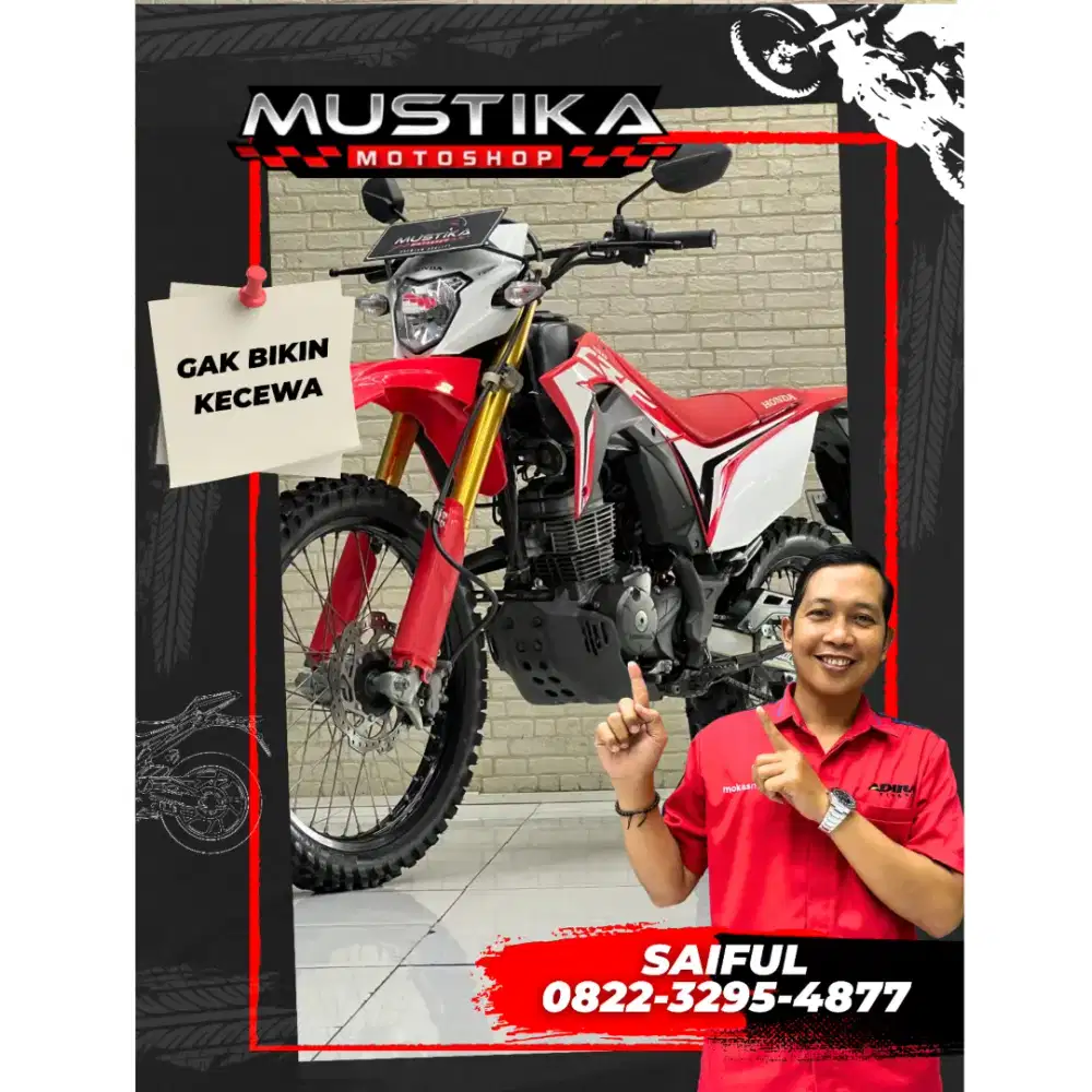 Perfect Condition!!Honda CRF 150L 2021 Warna Favorit Mulus-Mustika