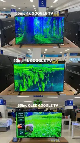 TV TOSHIBA 32-65INC QLED 4K GOOGLE TV 1/2PK&1PK