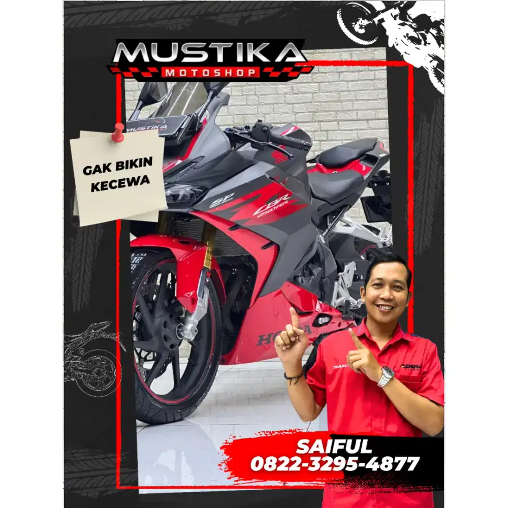 Odo 5rb Istimewa!!Honda CBR 250 ABS Sp Qs 2023 Plat Jatim-Mustika