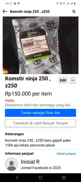Komstir ninja250, z250, zx25