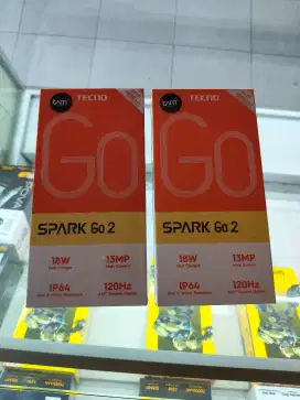 Tecno spark GO 2 4/64 New garansi resmi carlcare 13 bulan
