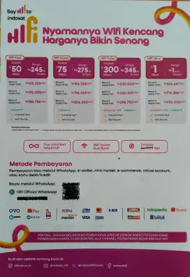 WIFI INDOSAT HIFI JAKARTA