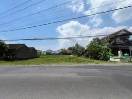Tanah Tepi Aspal Dekat Jl Solo Jogja di Kalasan