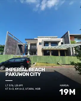 Rumah Imperial Beach Pakuwon City STRATEGIS