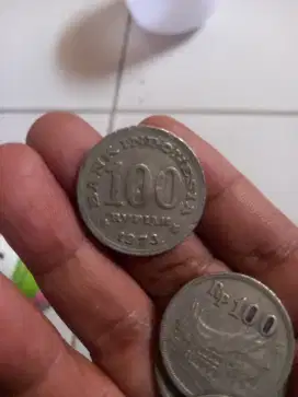 Koin Uang Kuno Rp100 Tahun 1973 Bank Indonesia – Koleksi Antik
