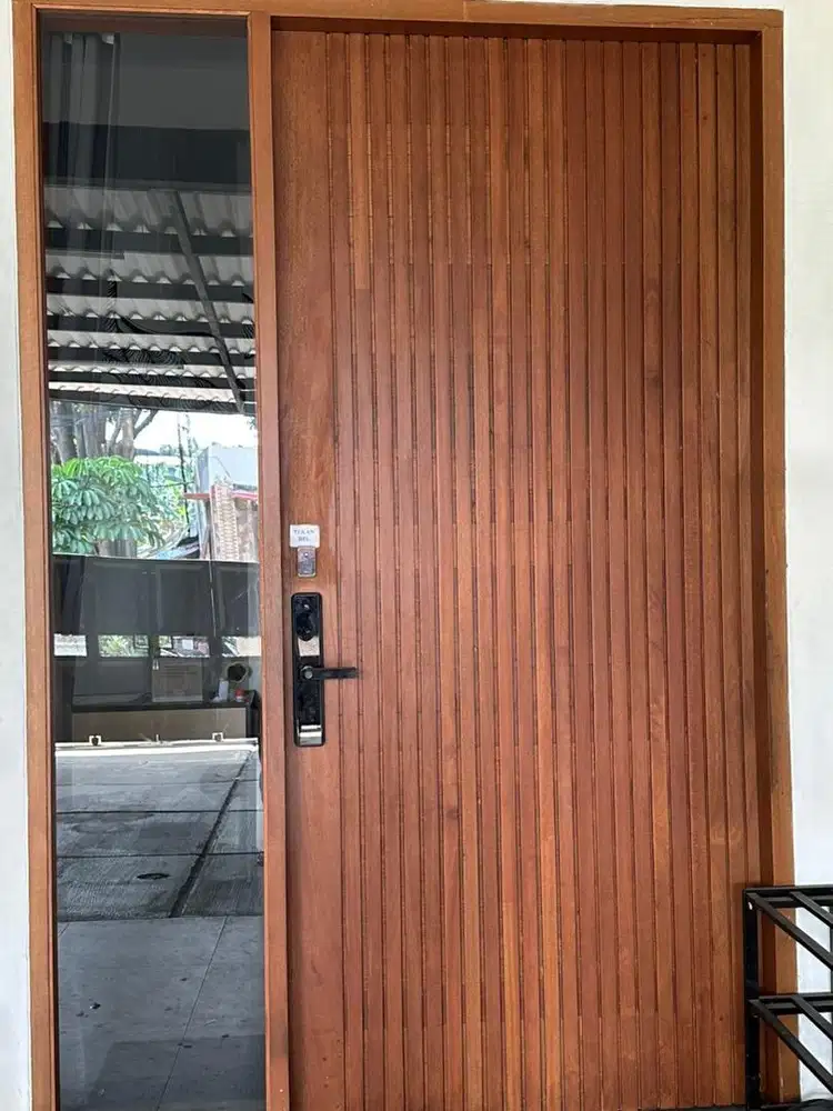 Jual Pintu jendela besar uk 270 x 180 sudah termasuk smart door lock