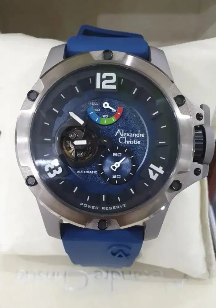 Ready!Jam Tangan Alexandre Christie AC 6295 Automatic titanium pria