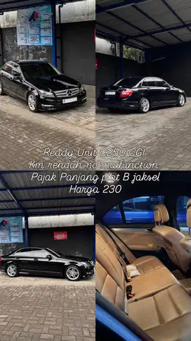 Ready dijual Mercedes-Benz C250 CGI Facelift tahun 2013