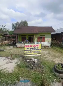 Dijual Murah Tanah Luas dan Rumah Semi Permanen
