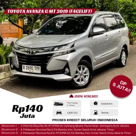 Avanza G MT 2019 Silver DP 5jt Cash Atau Kredit Terbaik SeOLX!