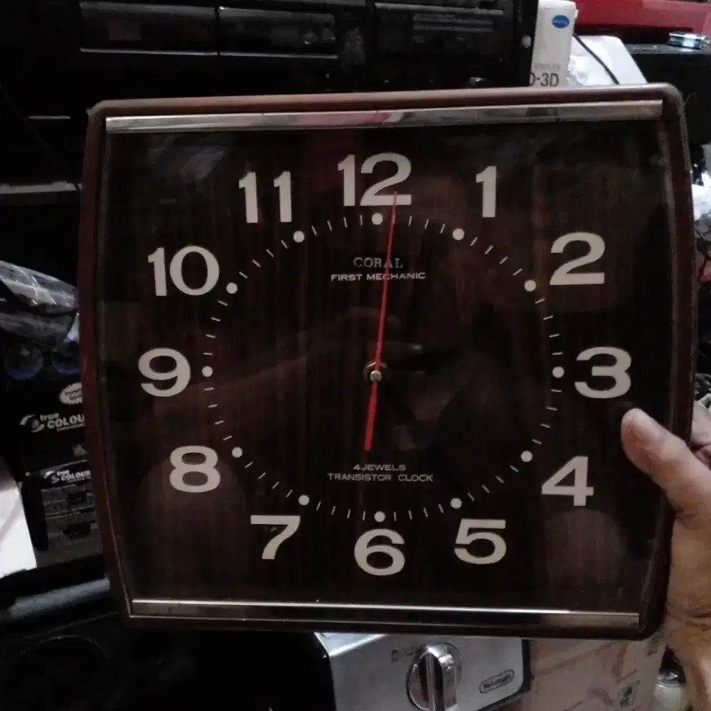 Jam dinding coral first mecanic mesin sdh mati bukan asli  jual casing
