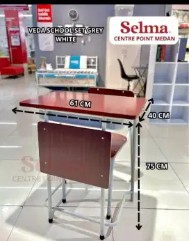 Meja Sekolah 1 Seat Kekinian