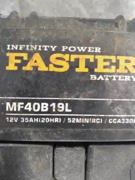 Aki mf kering 35 ah 12 v kondisi soak