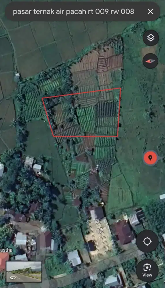 (Nego)Dijual Tanah di PasarTernak, Air Pacah, Koto tangah, Kota Padang