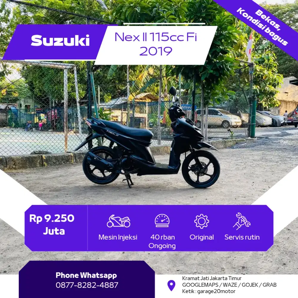 Suzuki Nex II 115cc Fi Tahun 2019