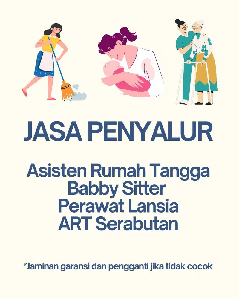 Penyalur Perawat Lansia, ART dan Babby Sitter